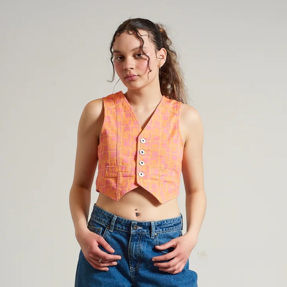 🆕Ragged Priest - Polly Denim Waistcoat